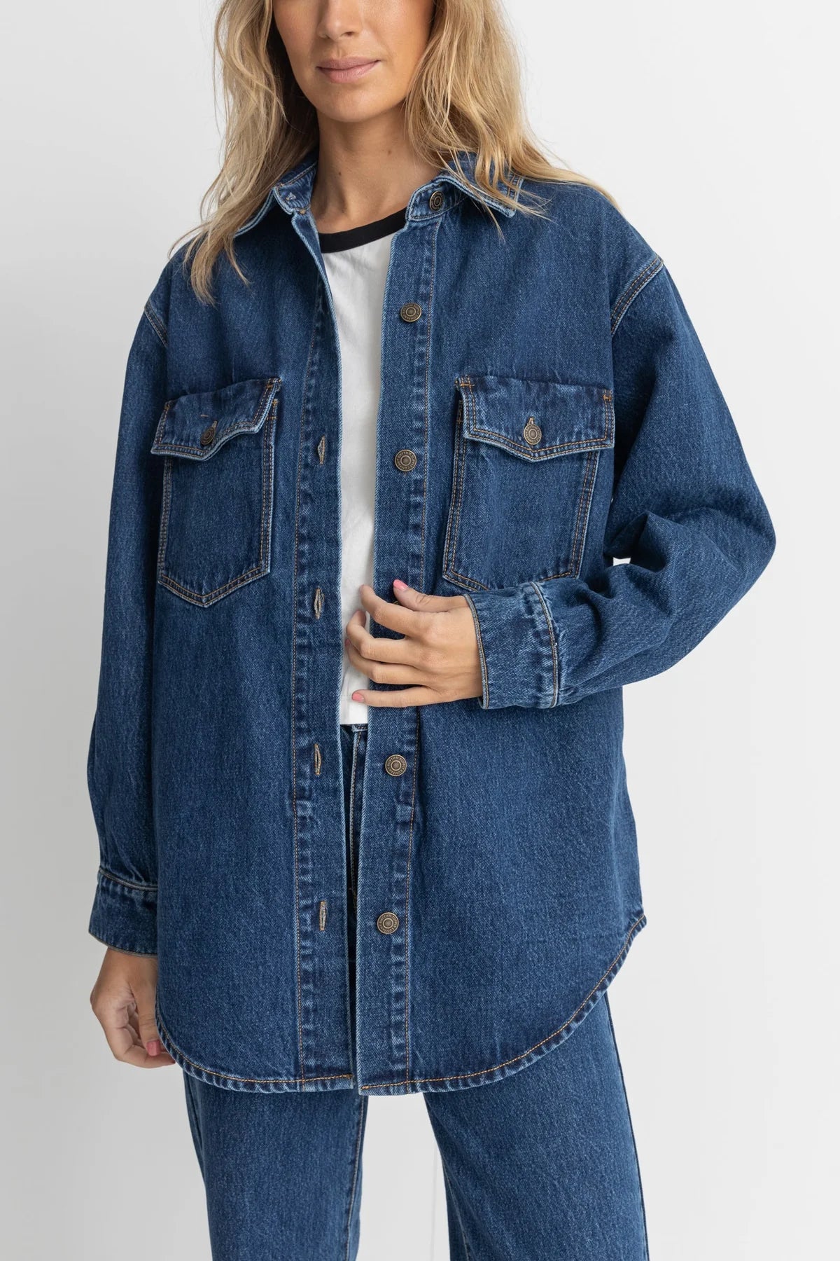 Oversized Denim Shacket