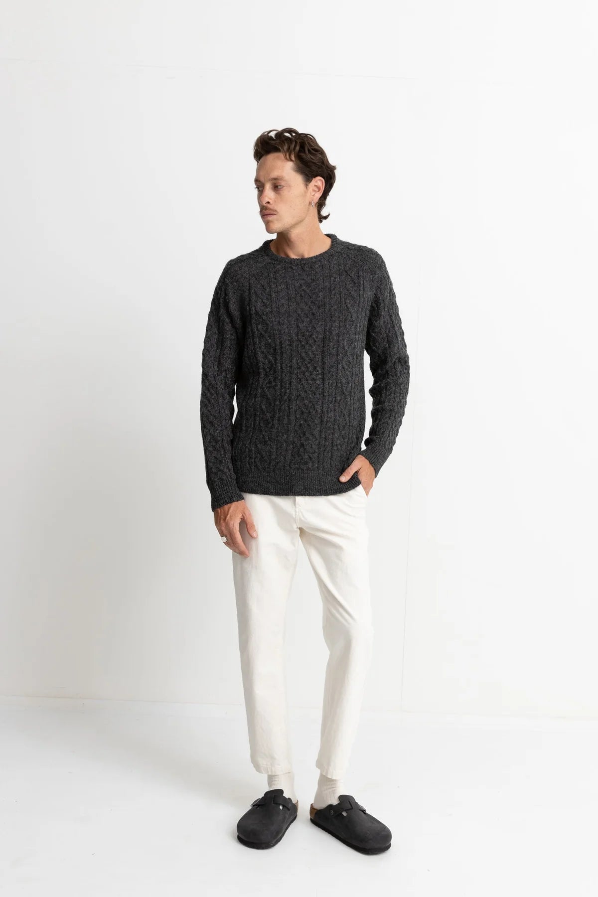 Mohair Fishermans Knit Sweater