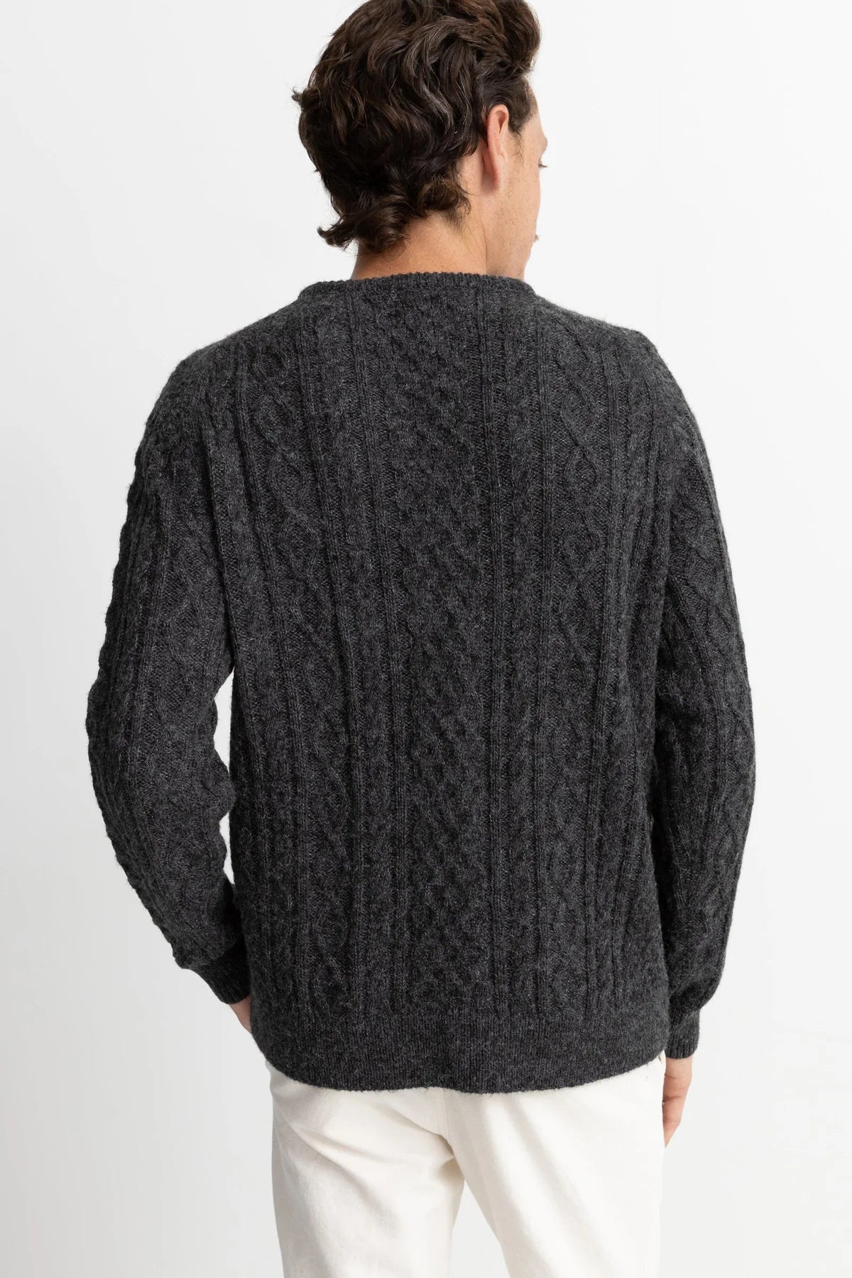 Mohair Fishermans Knit Sweater