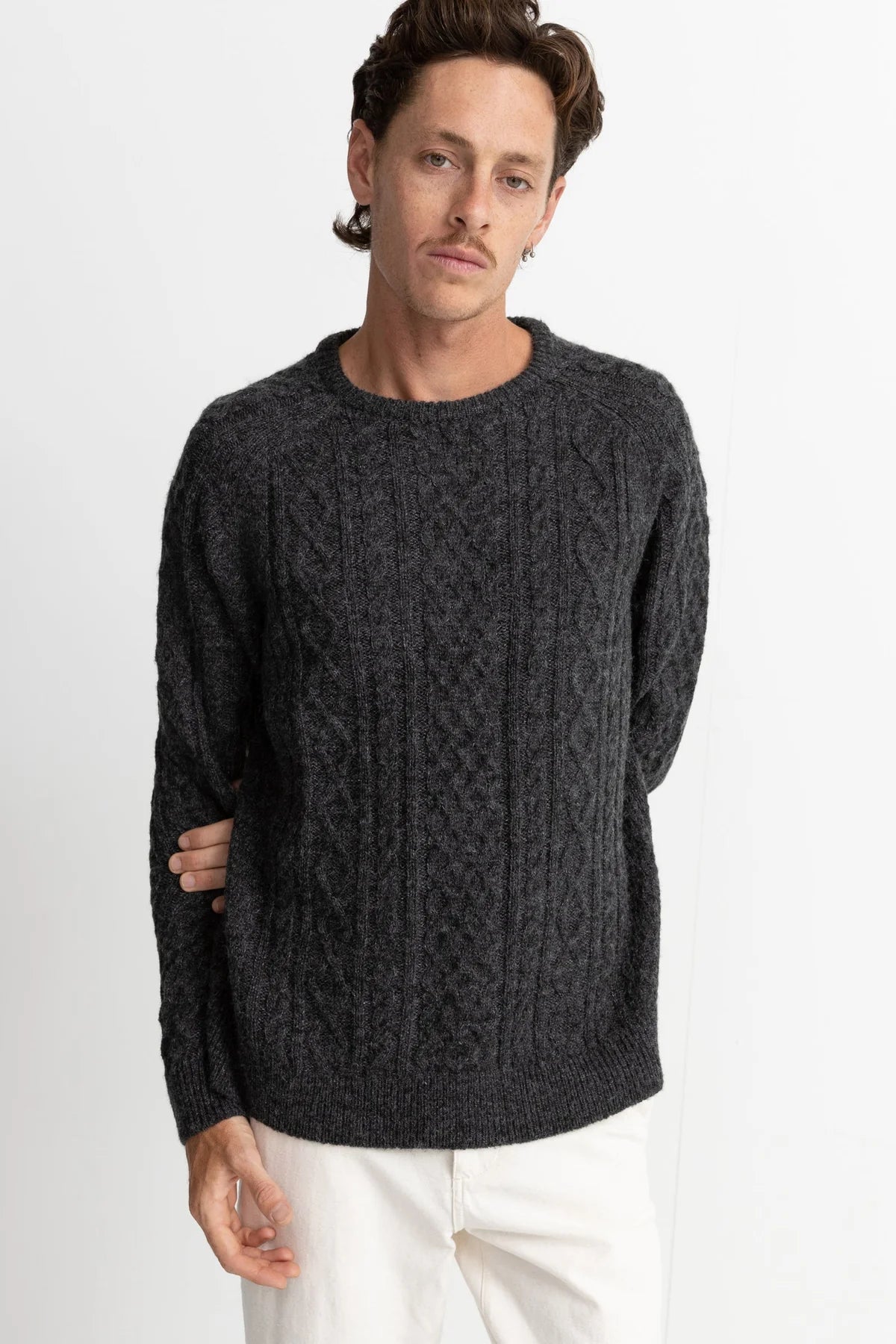 Mohair Fishermans Knit Sweater