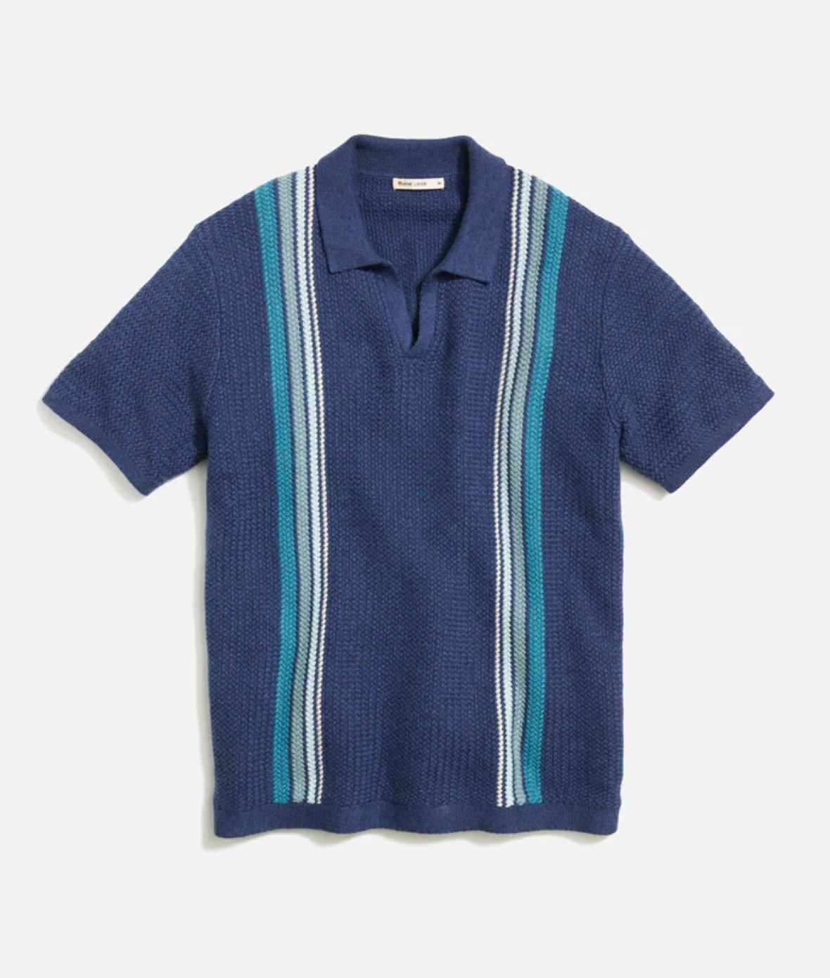 Conrad Vertical Stripe Sweater Polo