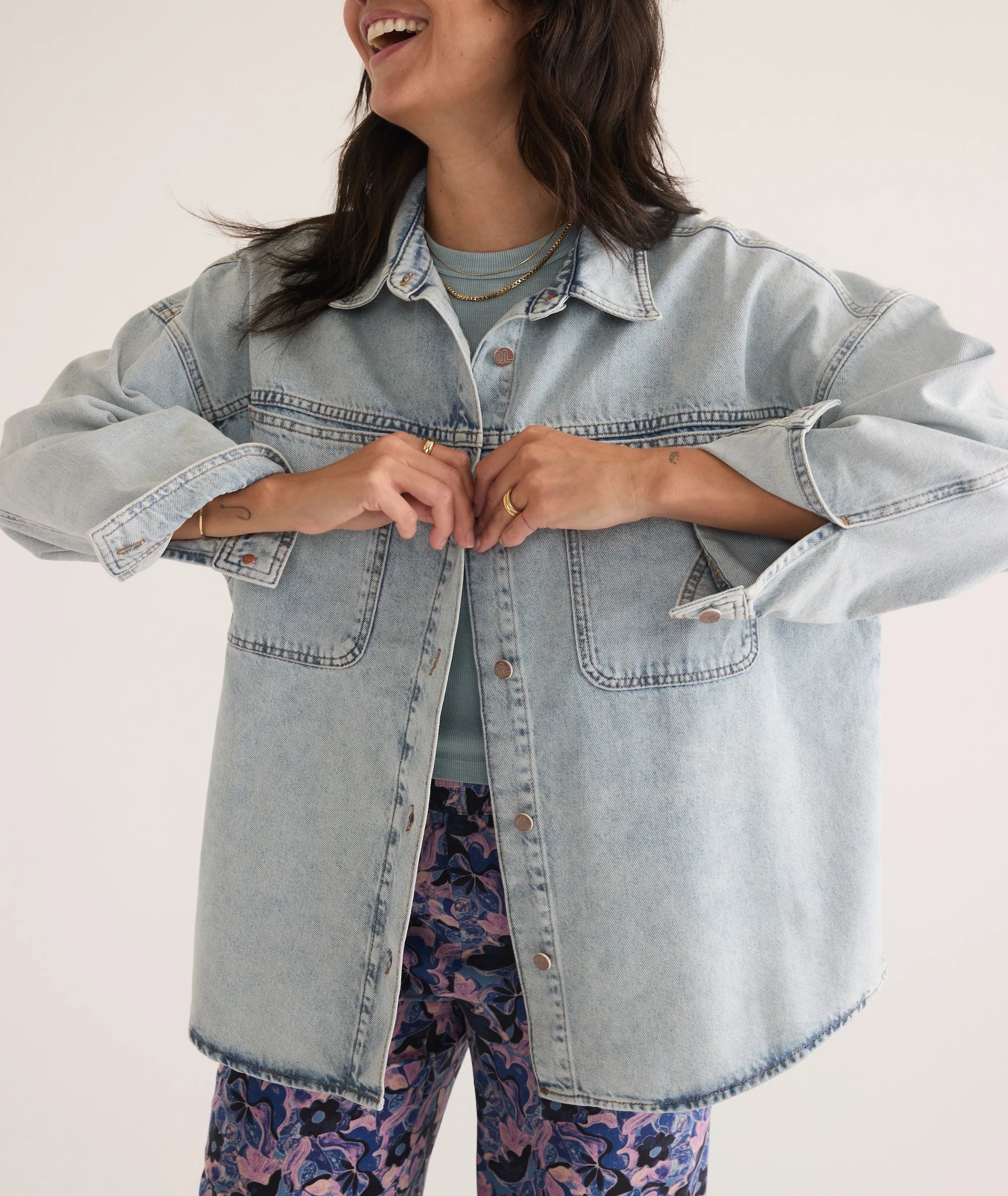 Molly Denim Shirt Jacket