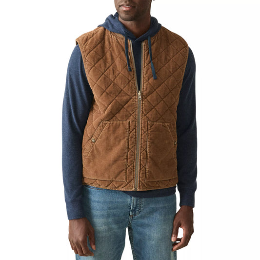 Doug Good Feather Reversible Corduroy Vest