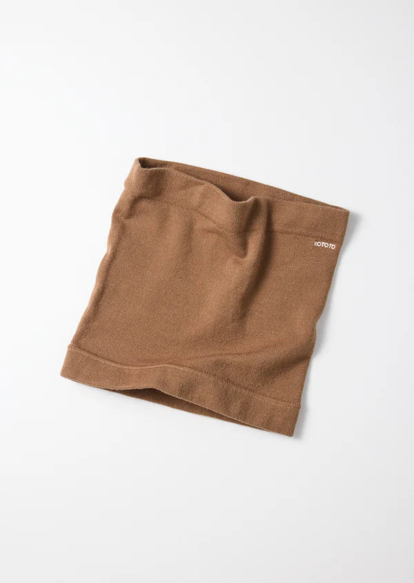 Stretchy Tube Neck Gaiter / Light Brown