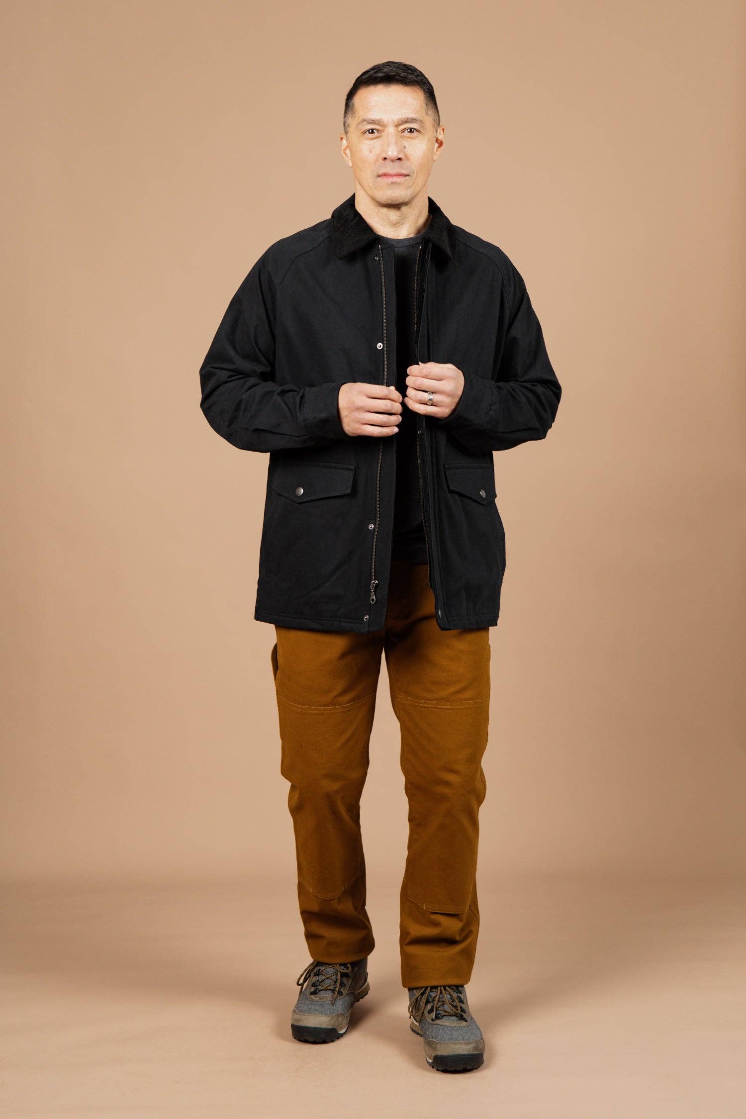 Dorset Barn Jacket / Black Canvas