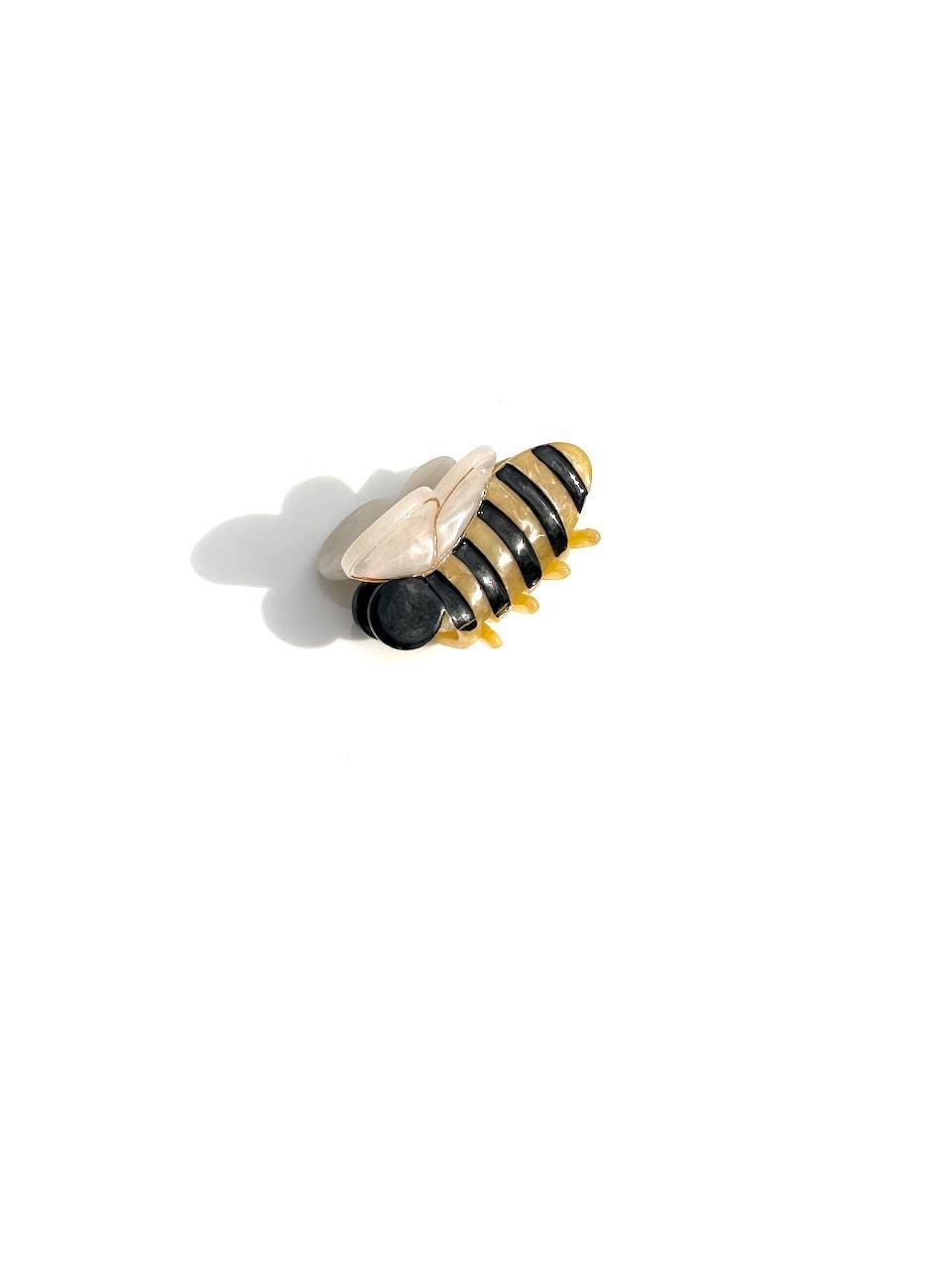 Hand-painted Mini Bee Claw Hair Clip | Eco-Friendly