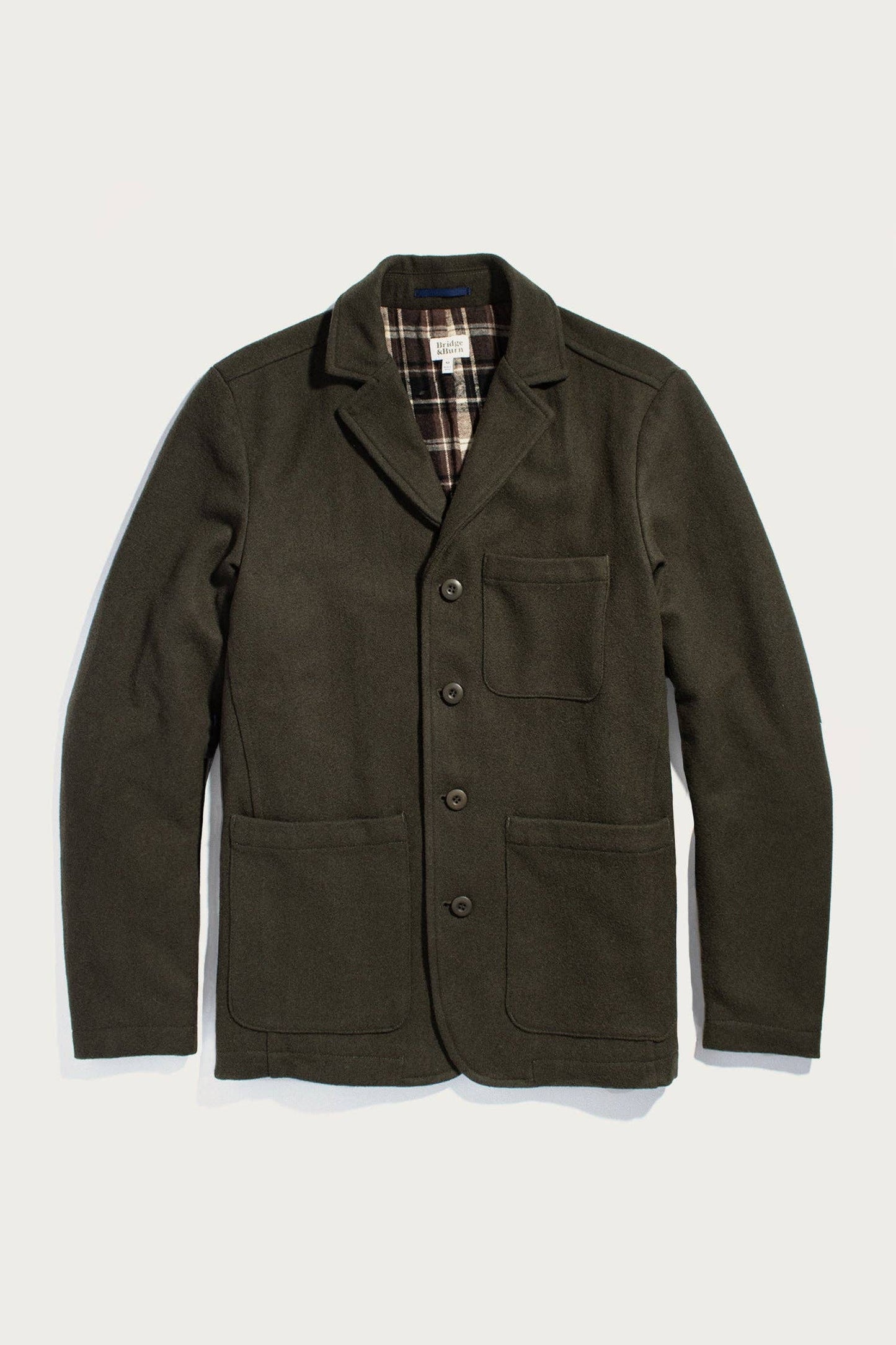 Nate Chore Blazer / Basque Green Wool