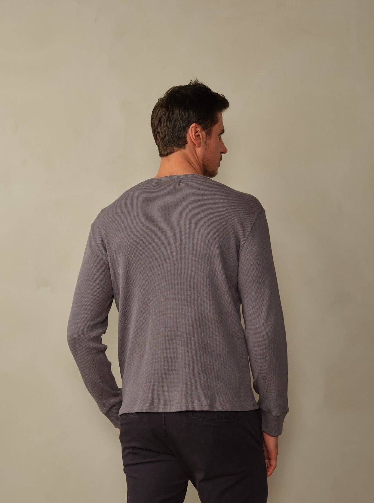 Men's Crosby Organic Cotton Waffle Henley