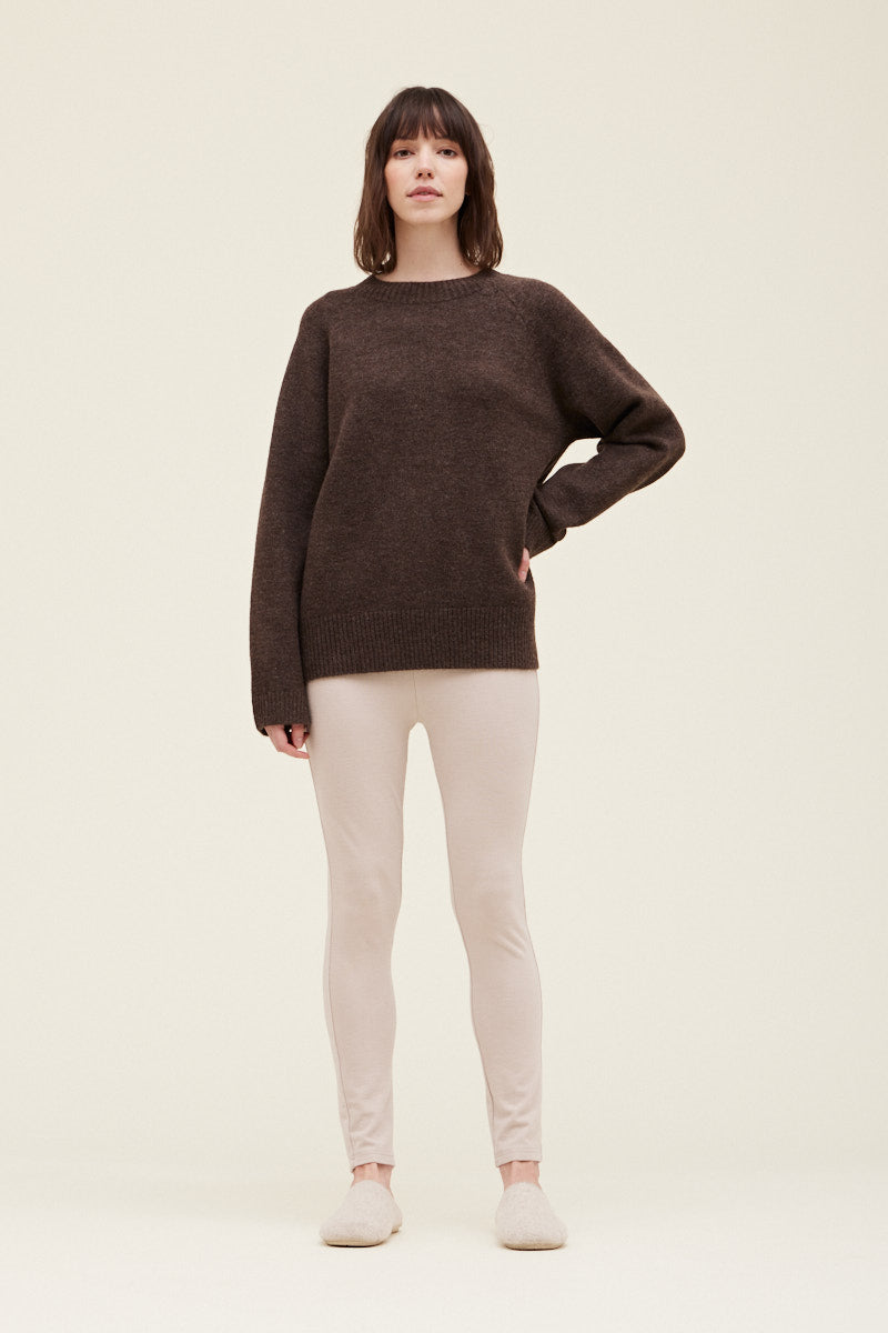 Neck Slit Sweater