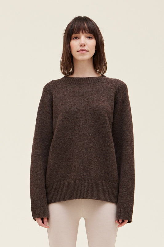 Neck Slit Sweater