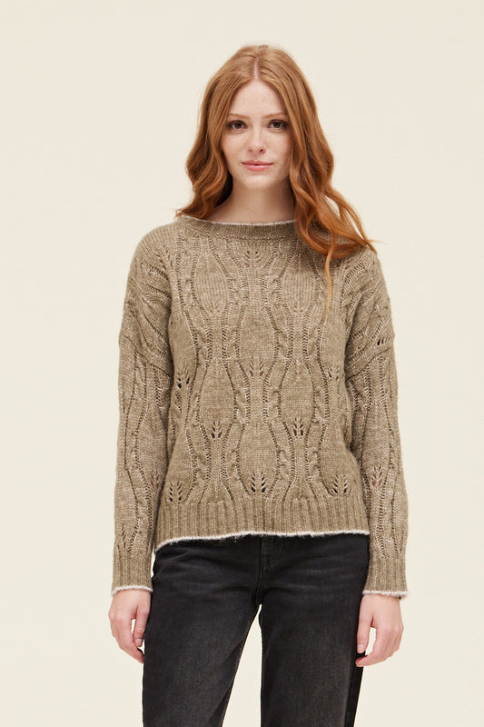 Classic Cable Knit Sweater