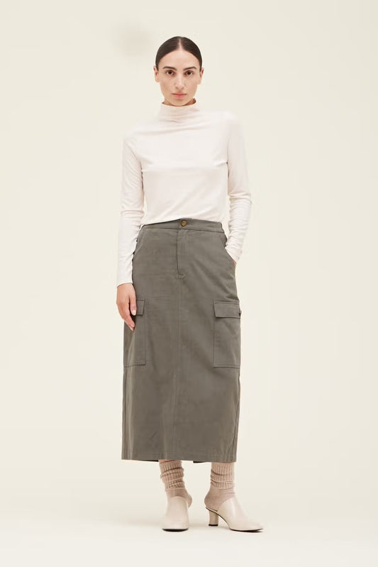 Cargo Twill Skirt