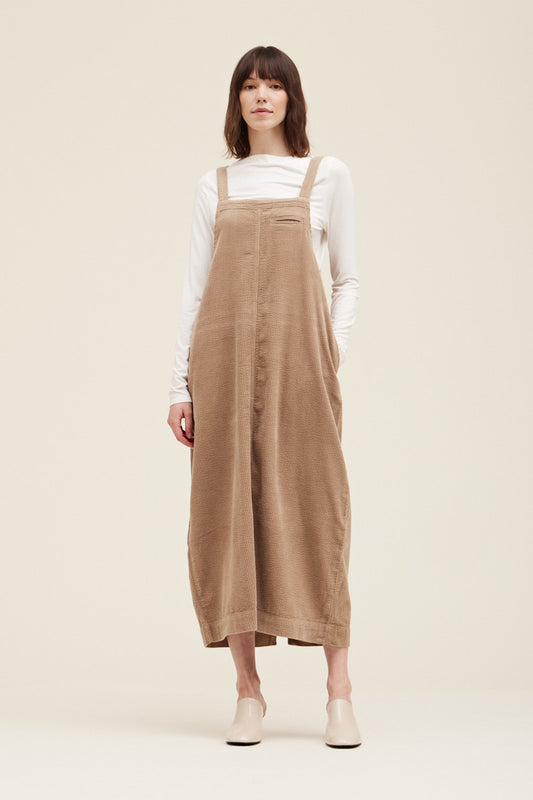 Corduroy Coverall Skirt