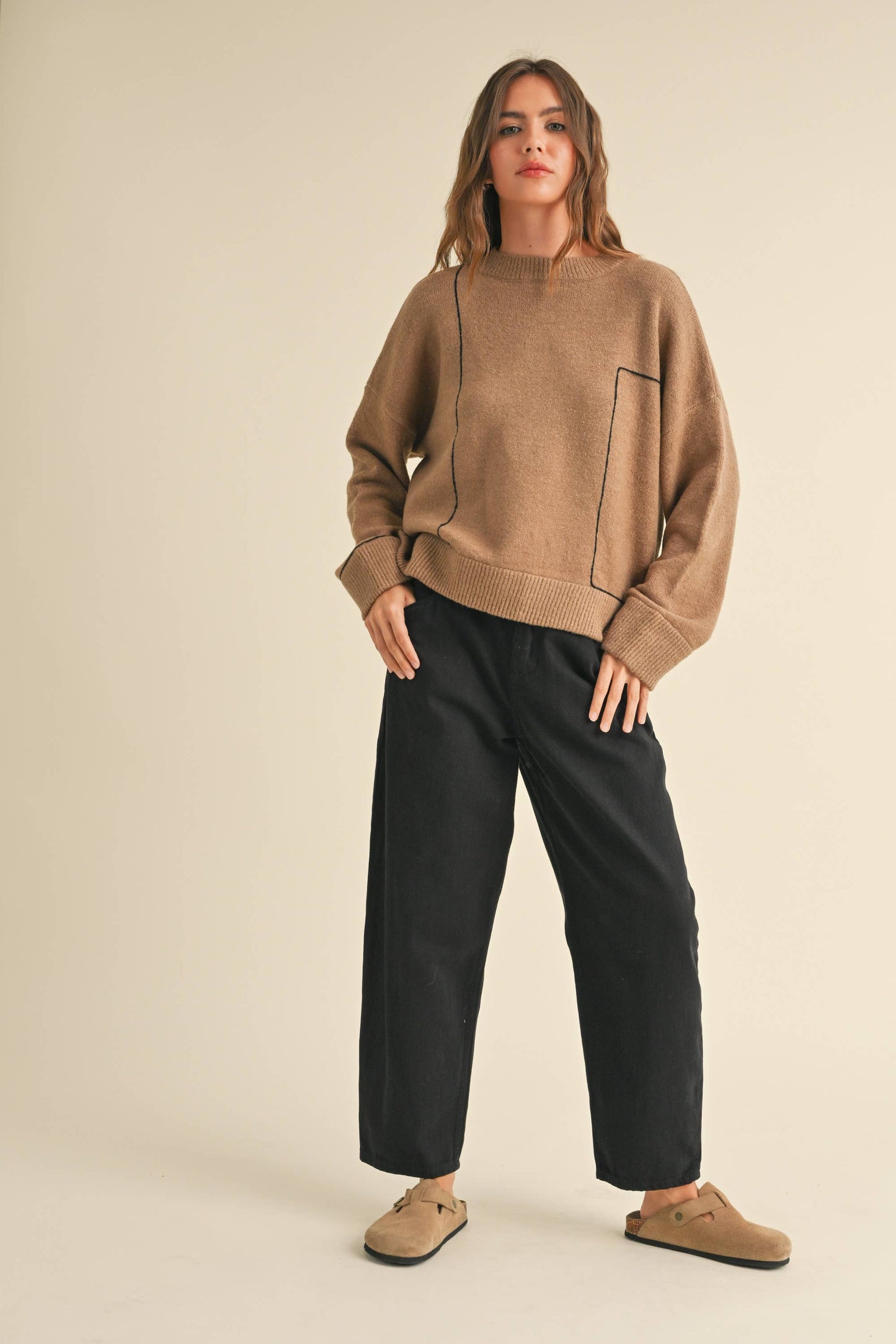 Cotton Barrel Pants