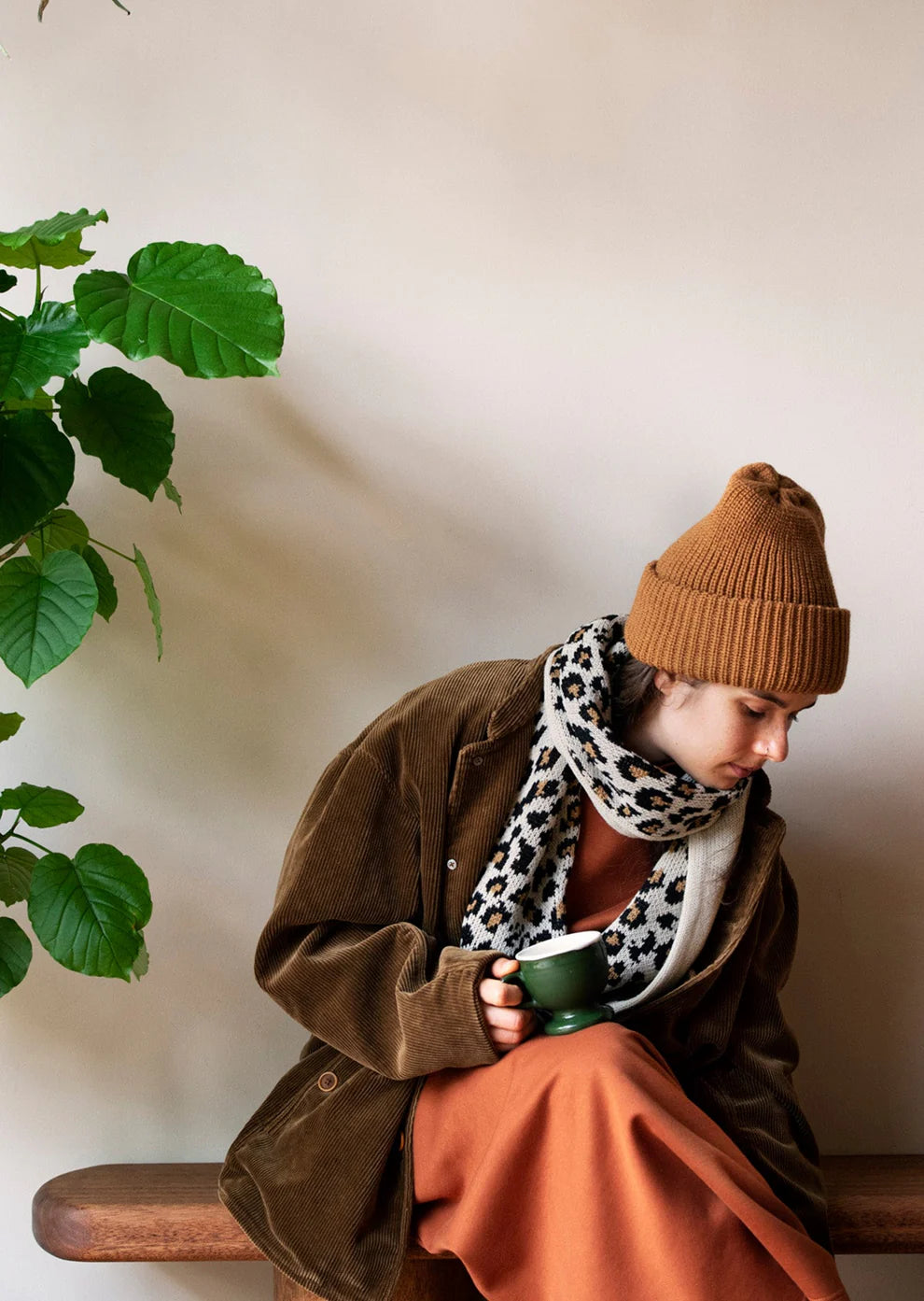 Cozy Chunky Beanie / Light Brown