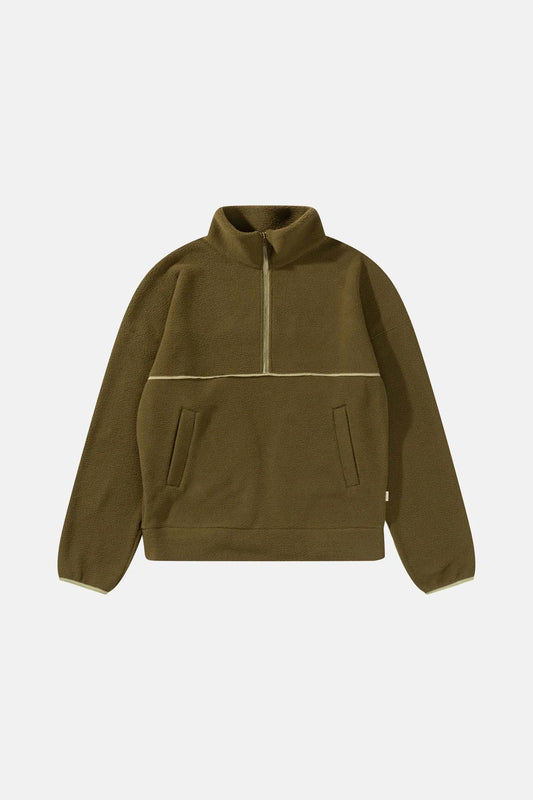 Contrast Quarter Zip Pullover