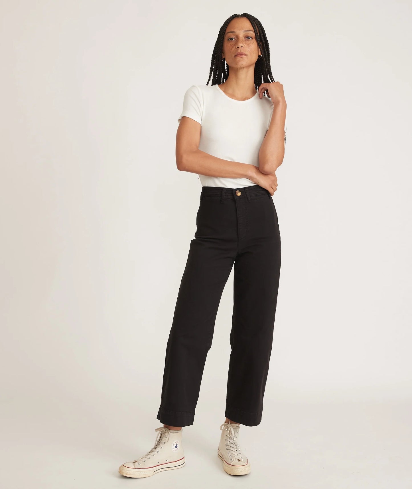 Bridget Slim Wide Leg Crop