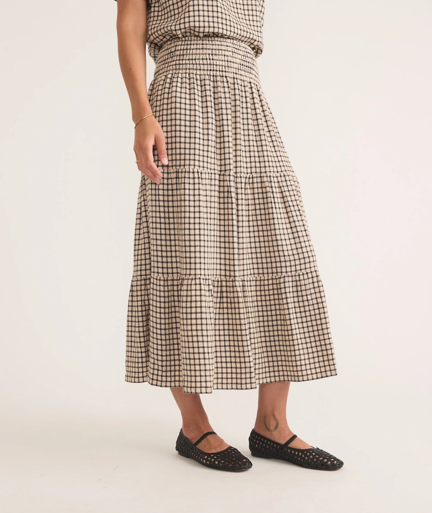 Chloe Smocked Maxi Skirt