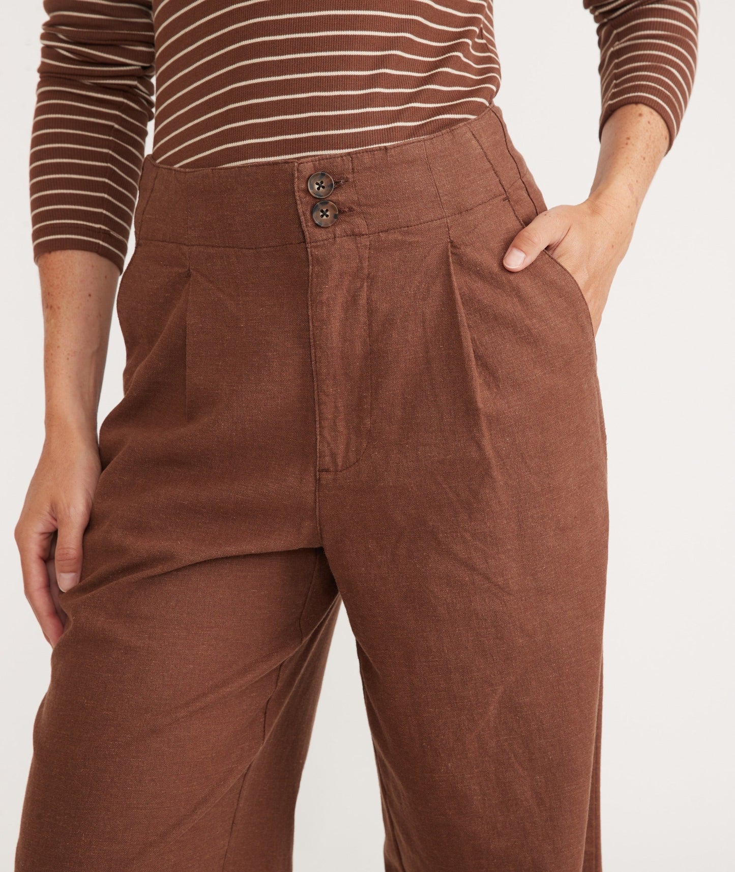 Flora High Waisted Trouser