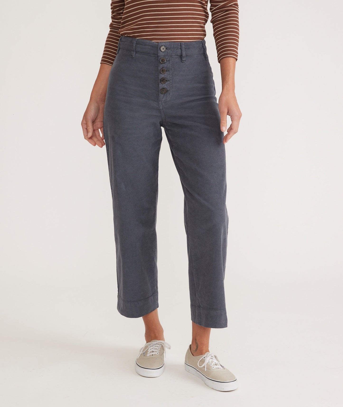 Corduroy Bridget Wide Leg Crop