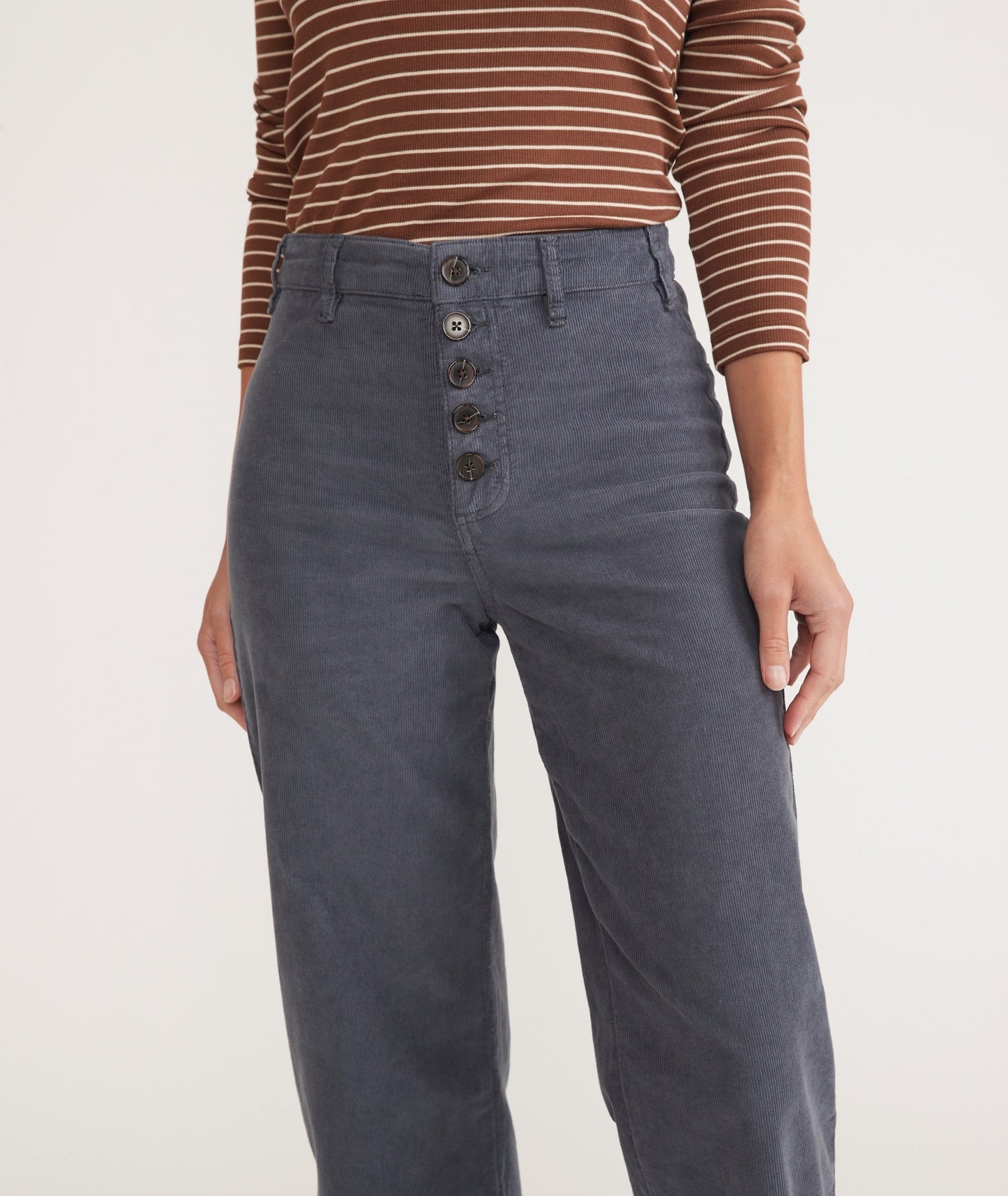 Corduroy Bridget Wide Leg Crop