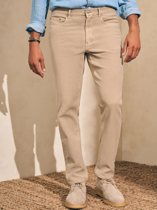 Stretch Terry 5-Pocket Pants