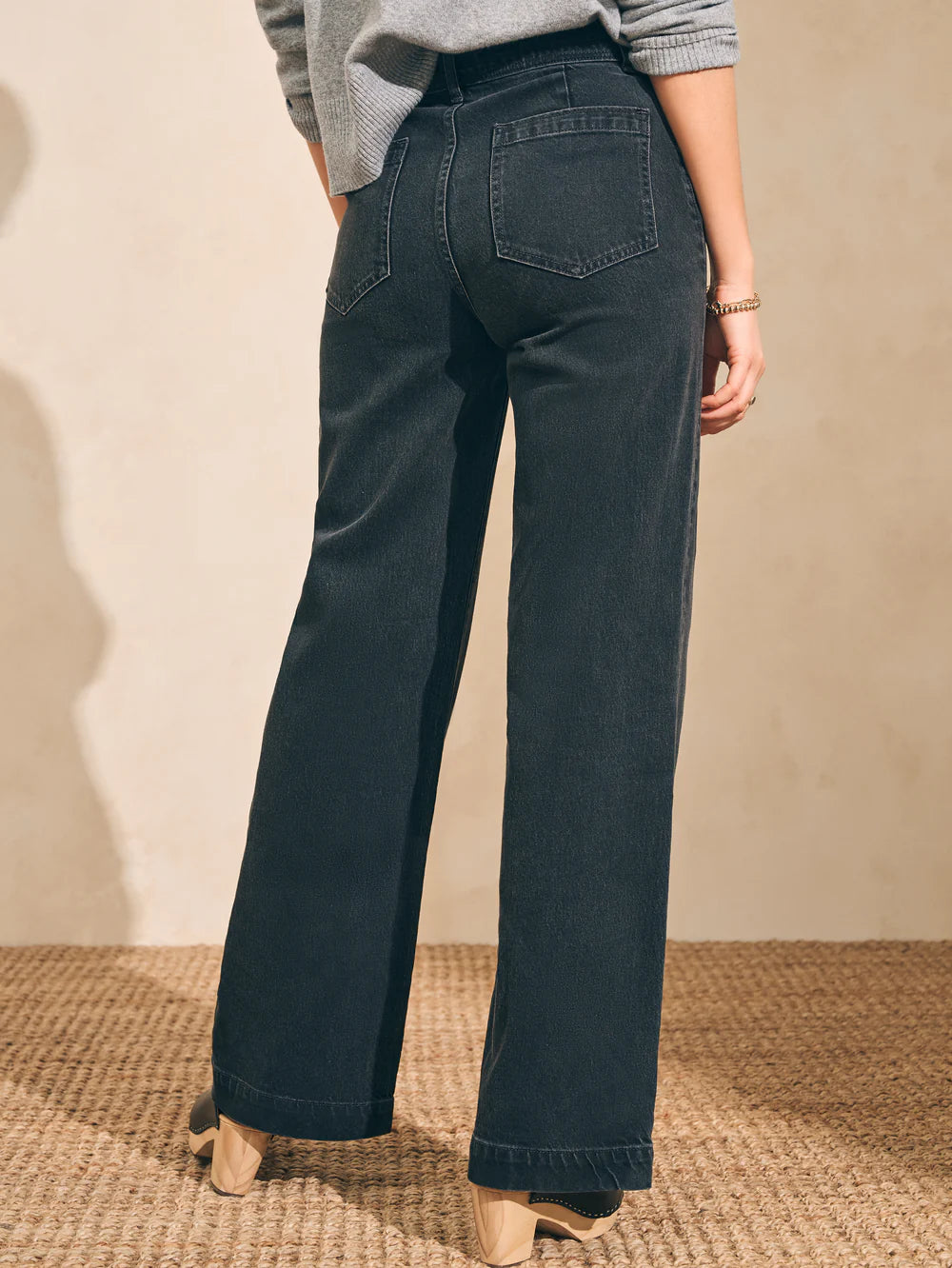 Denim Wide Leg Pant