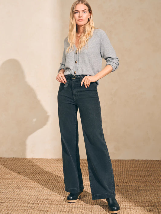 Denim Wide Leg Pant