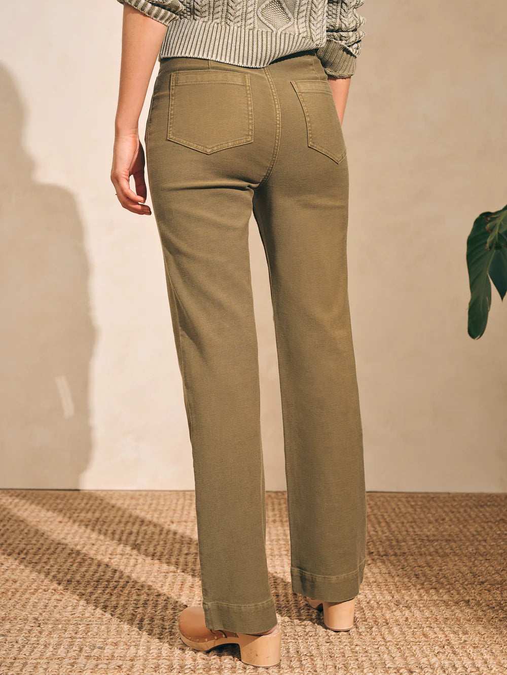 Stretch Terry Patch Pocket Pant