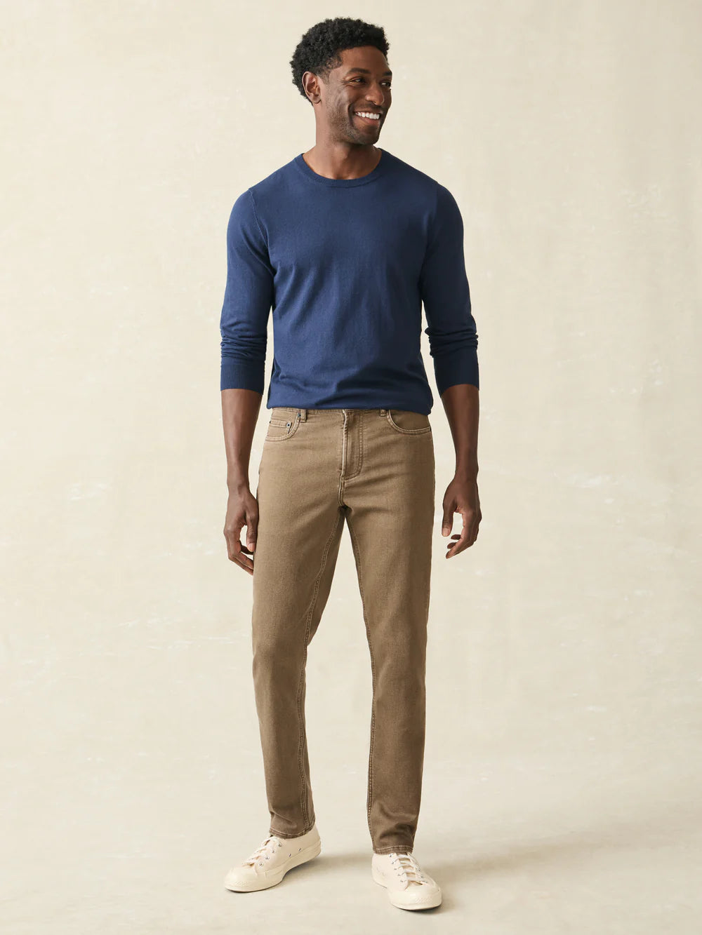 Stretch Terry 5-Pocket Pants