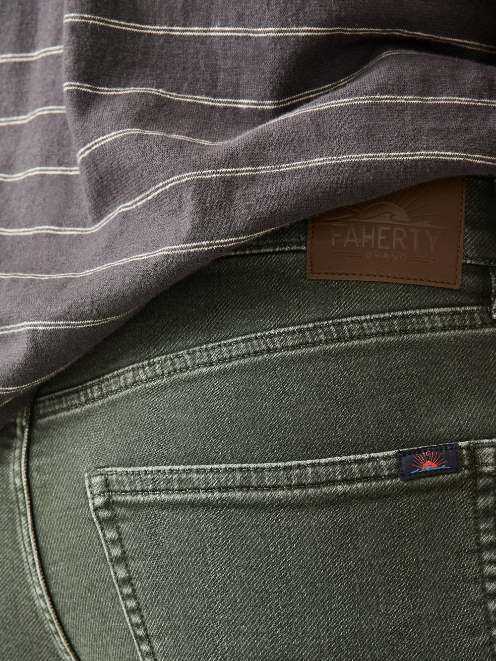 Stretch Terry 5-Pocket Pants