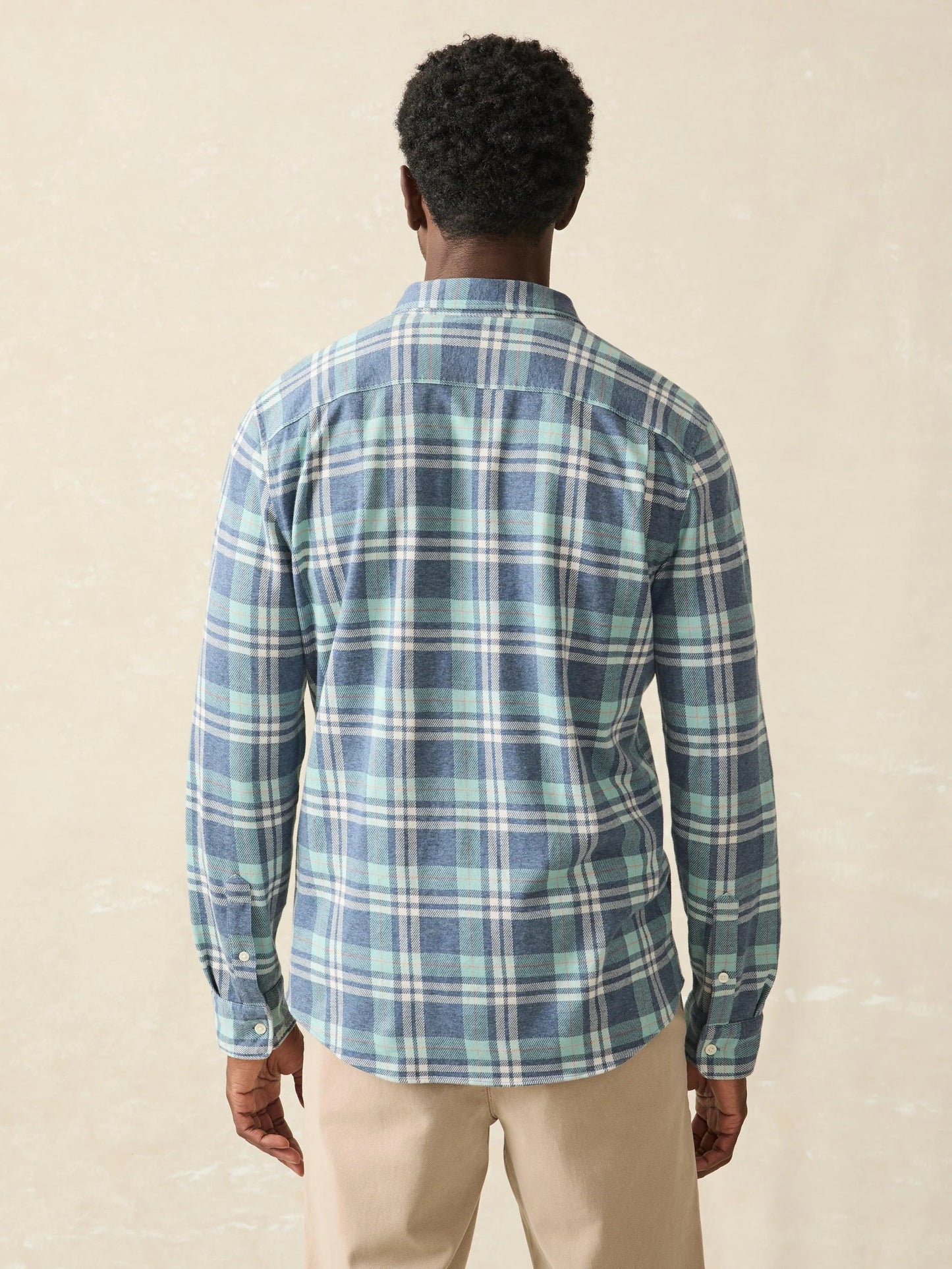 Coastline Knit Shirt - Holbrook Island Plaid