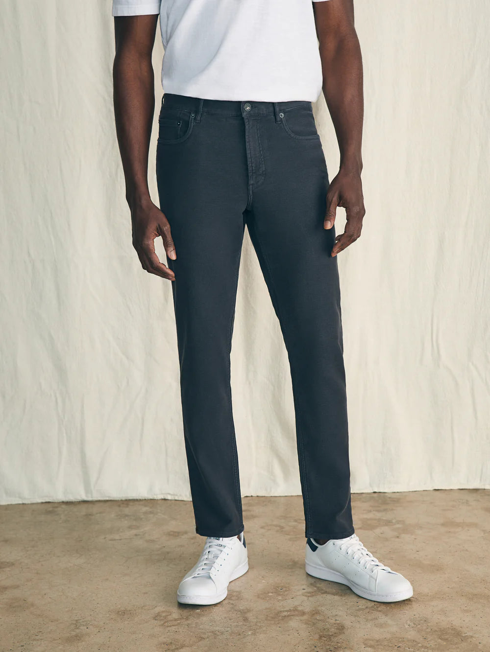 Stretch Terry 5-Pocket Pants