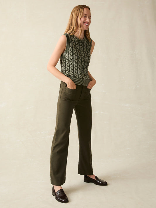 Stretch Terry Patch Pocket Pant