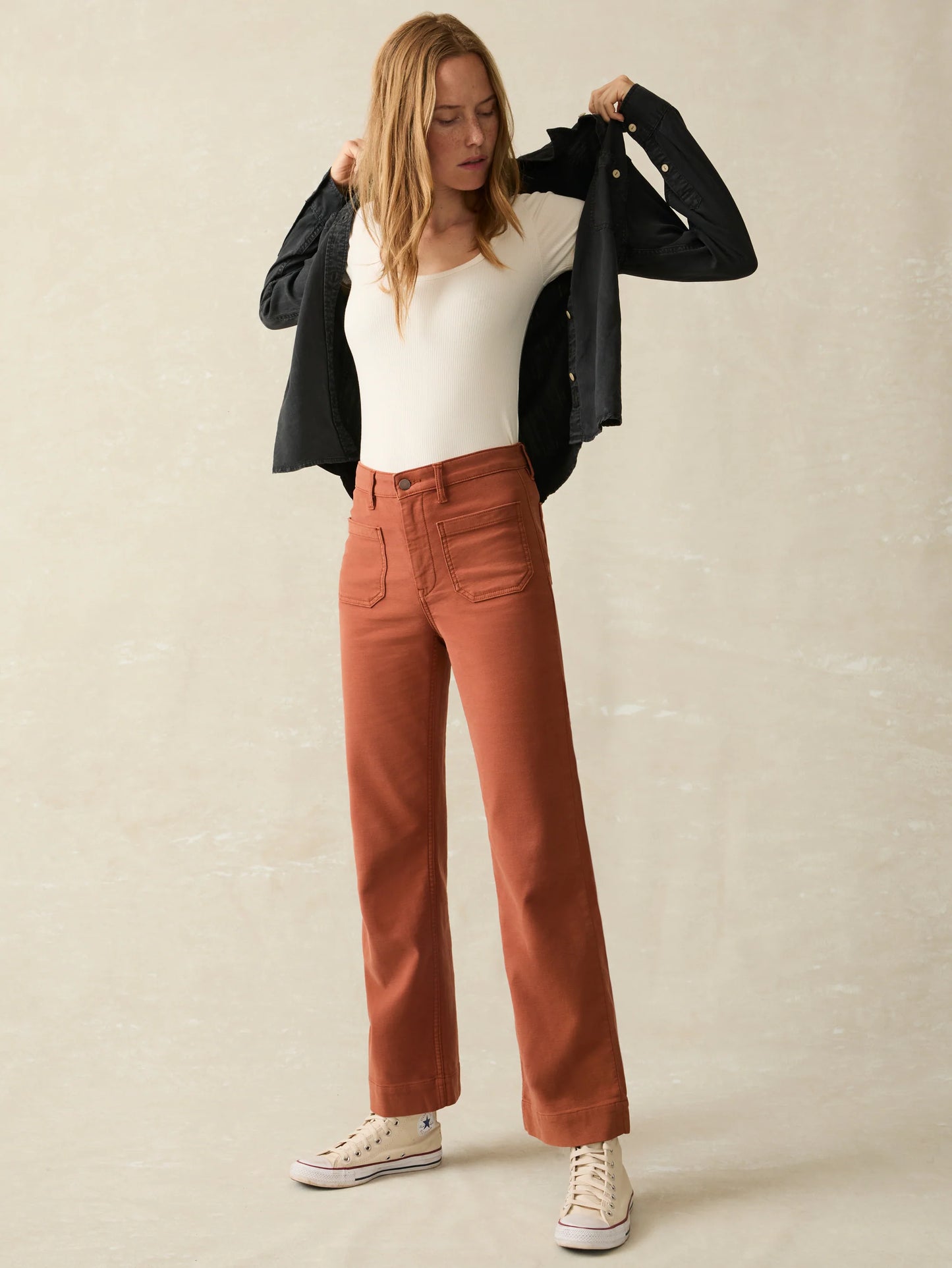 Stretch Terry Patch Pocket Pant