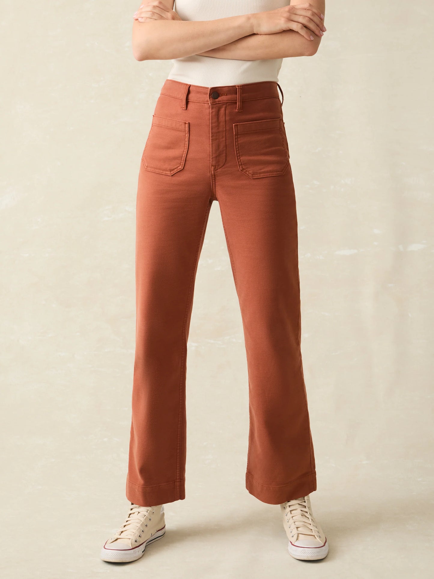 Stretch Terry Patch Pocket Pant