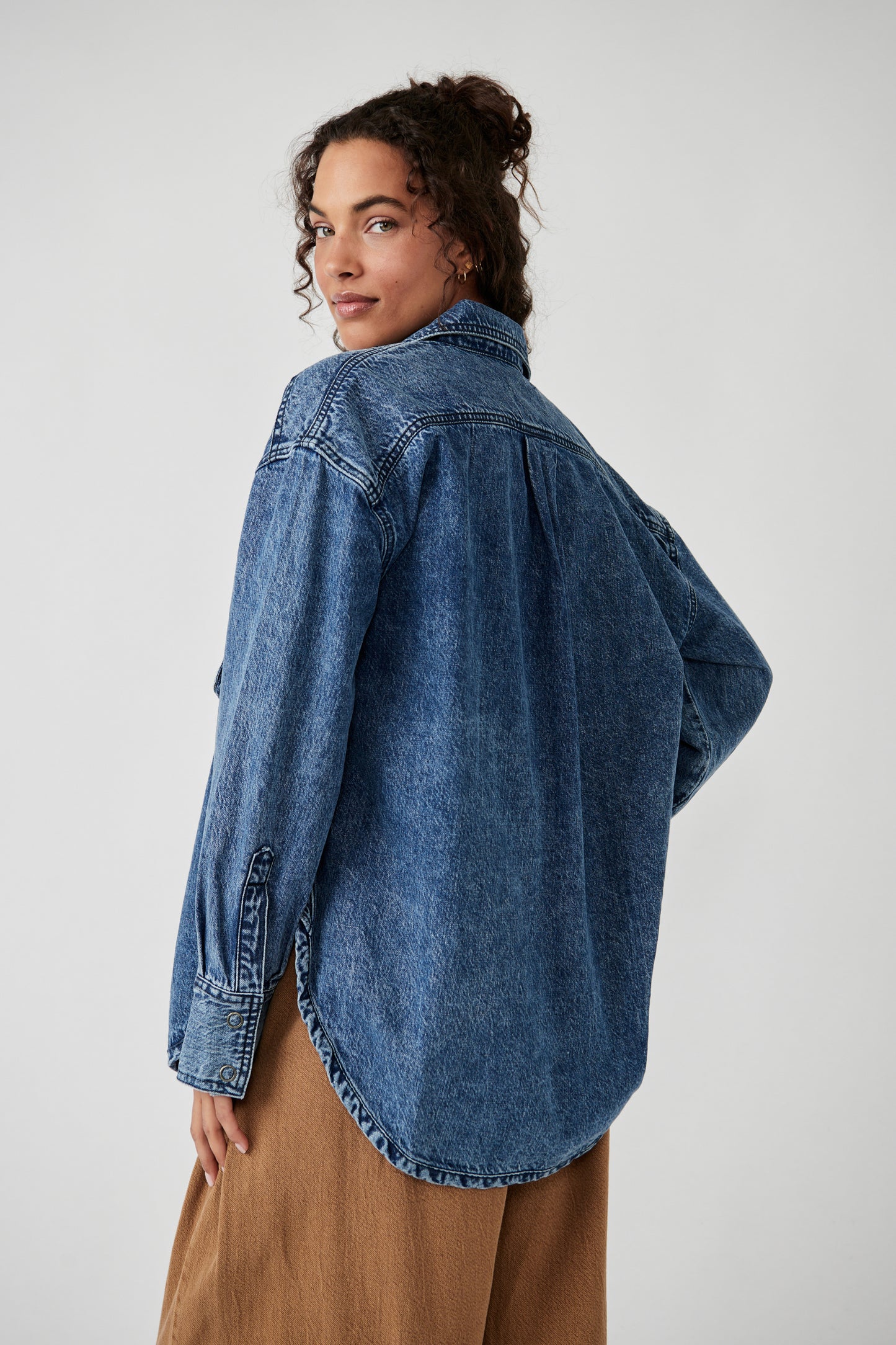 Izzie Cargo Denim Shirt