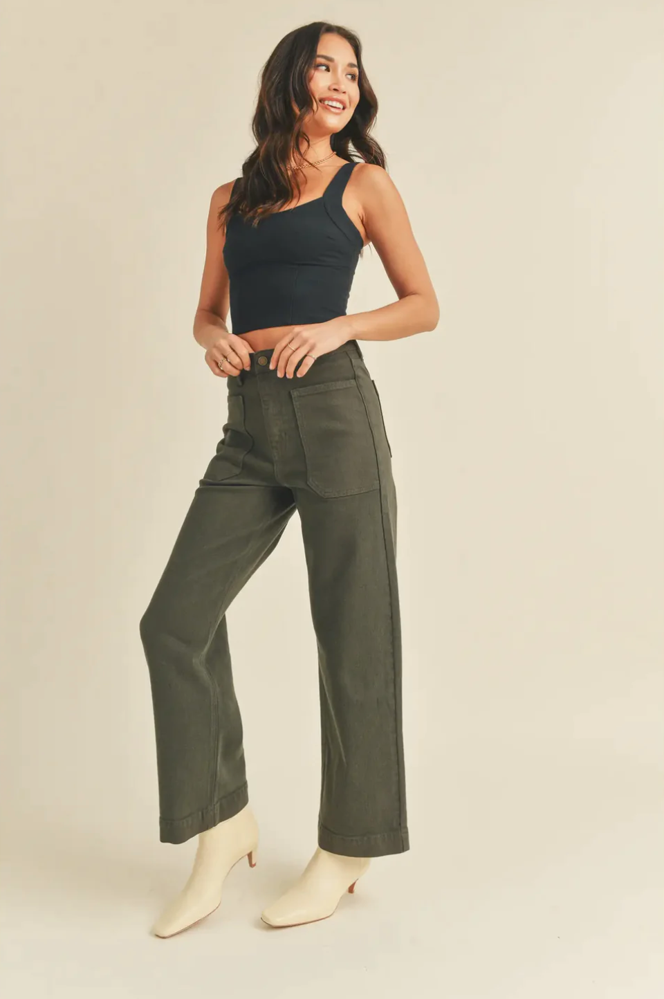 Utility Wide-Leg Pant