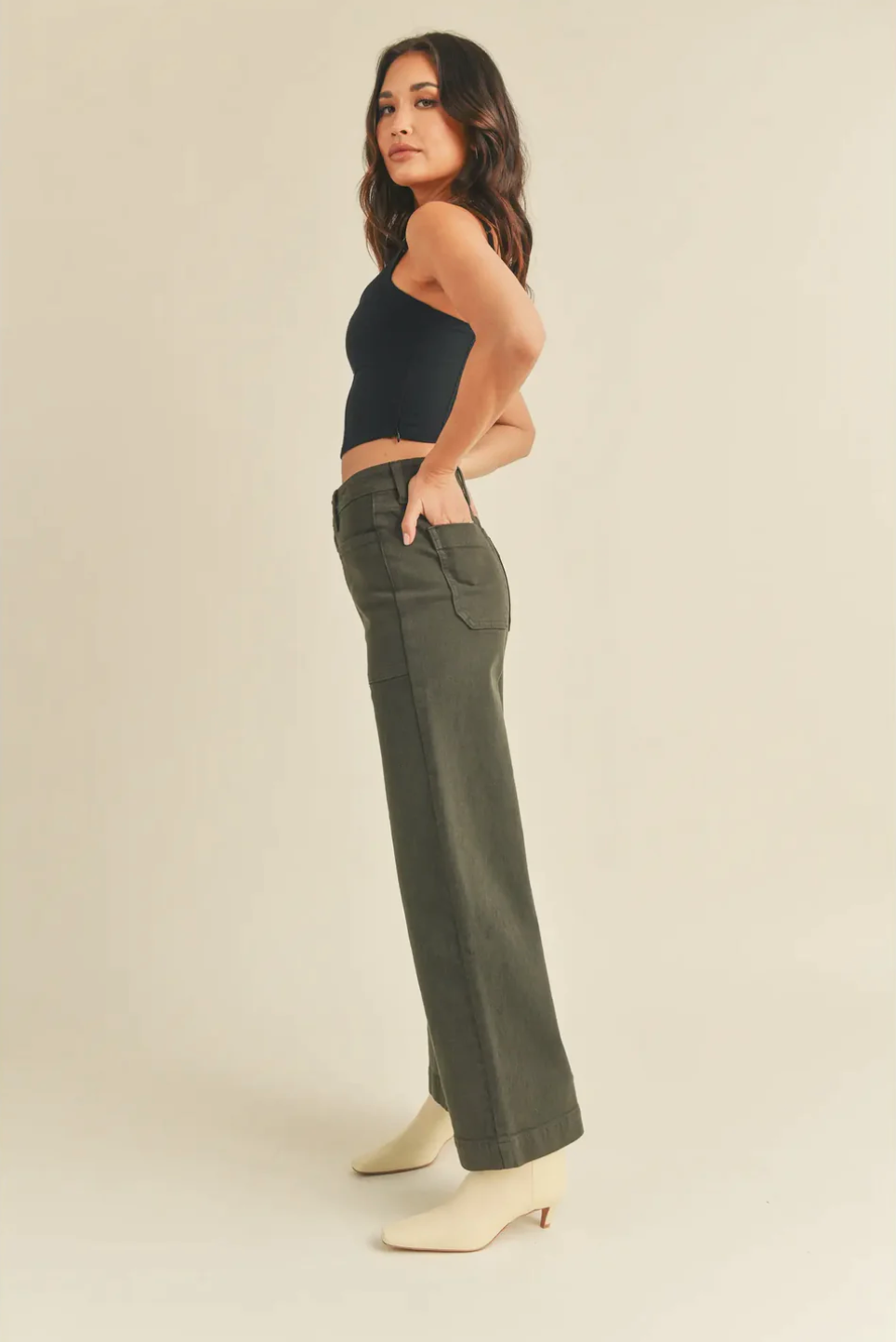 Utility Wide-Leg Pant