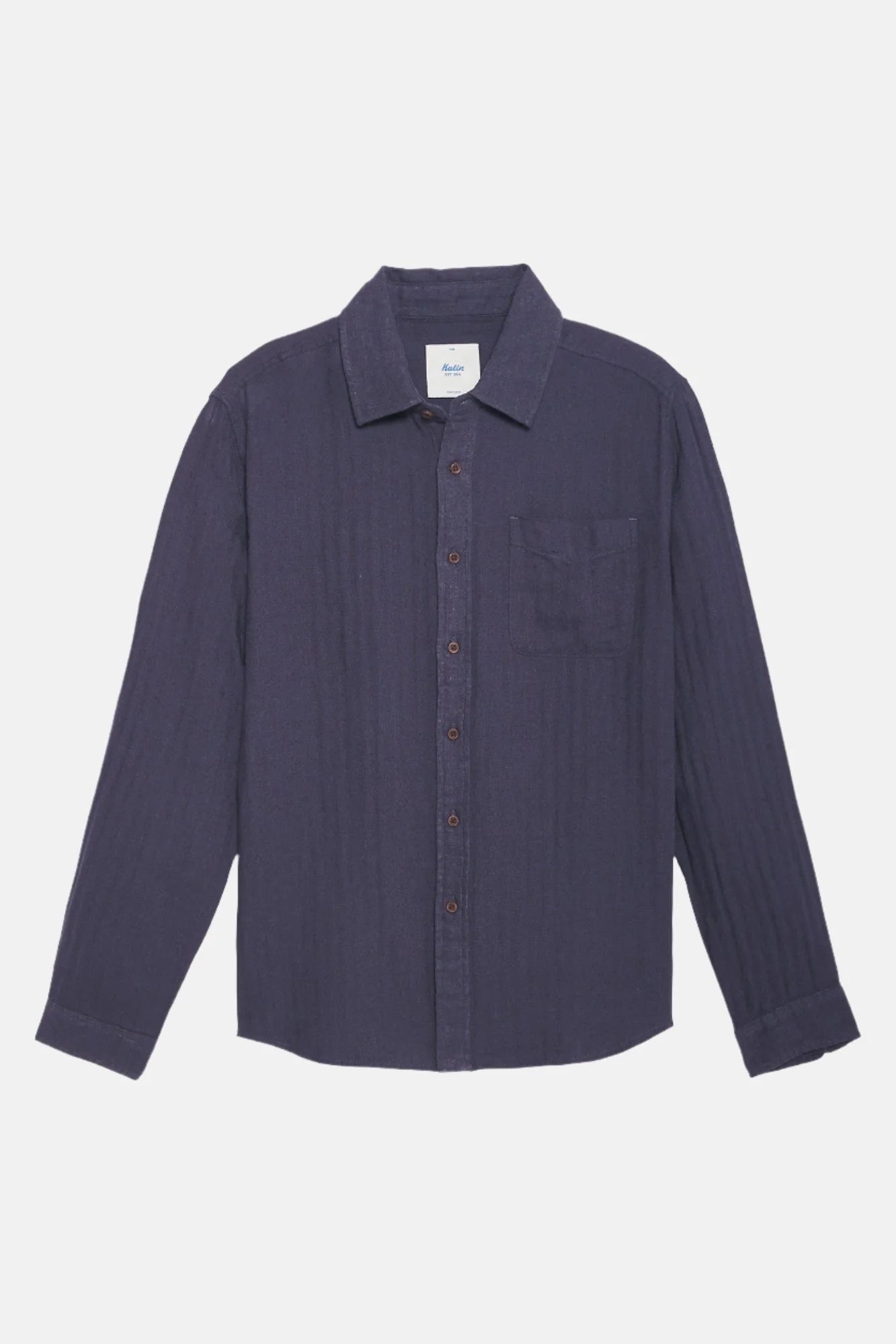 Alan Solid Long Sleeve Shirt