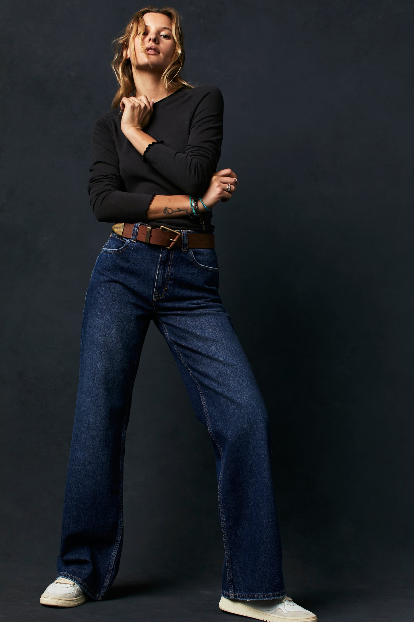 Tinsley Baggy High Rise Denim