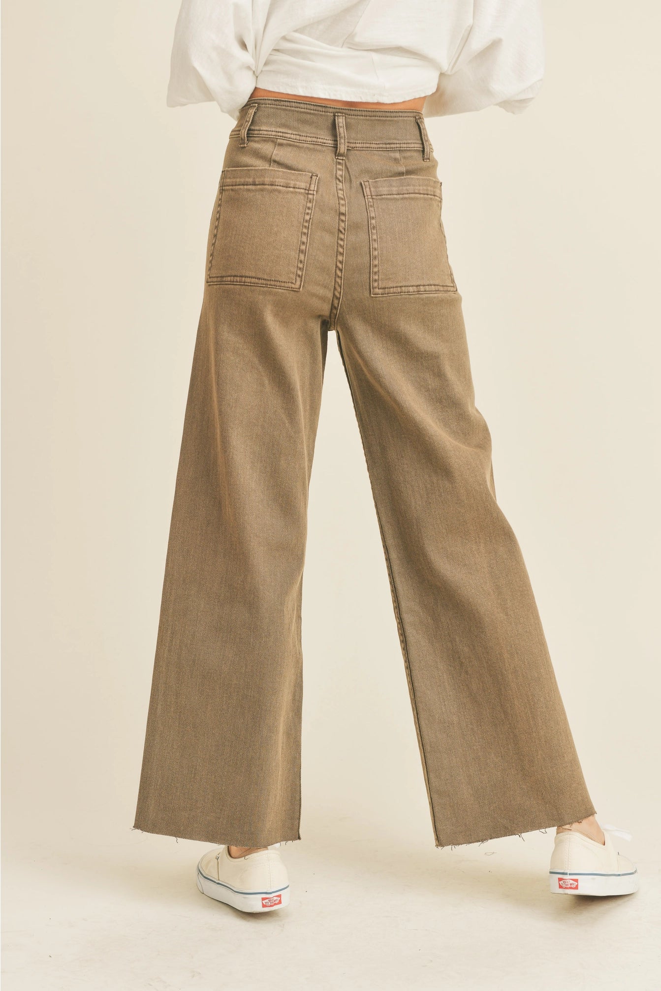 Straight Wide Leg Pant