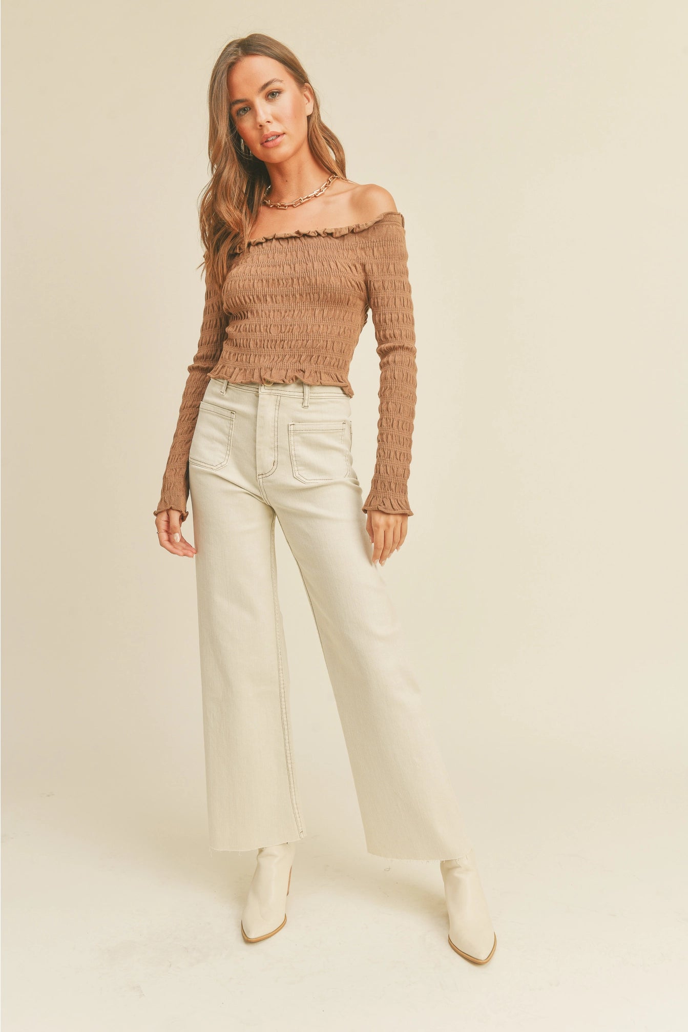 Straight Wide Leg Pant