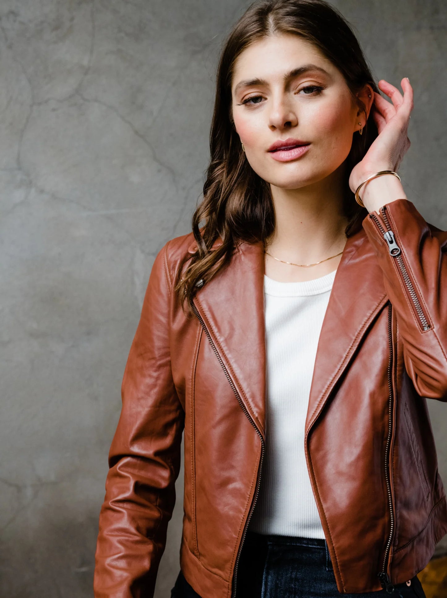 Maha Leather Jacket