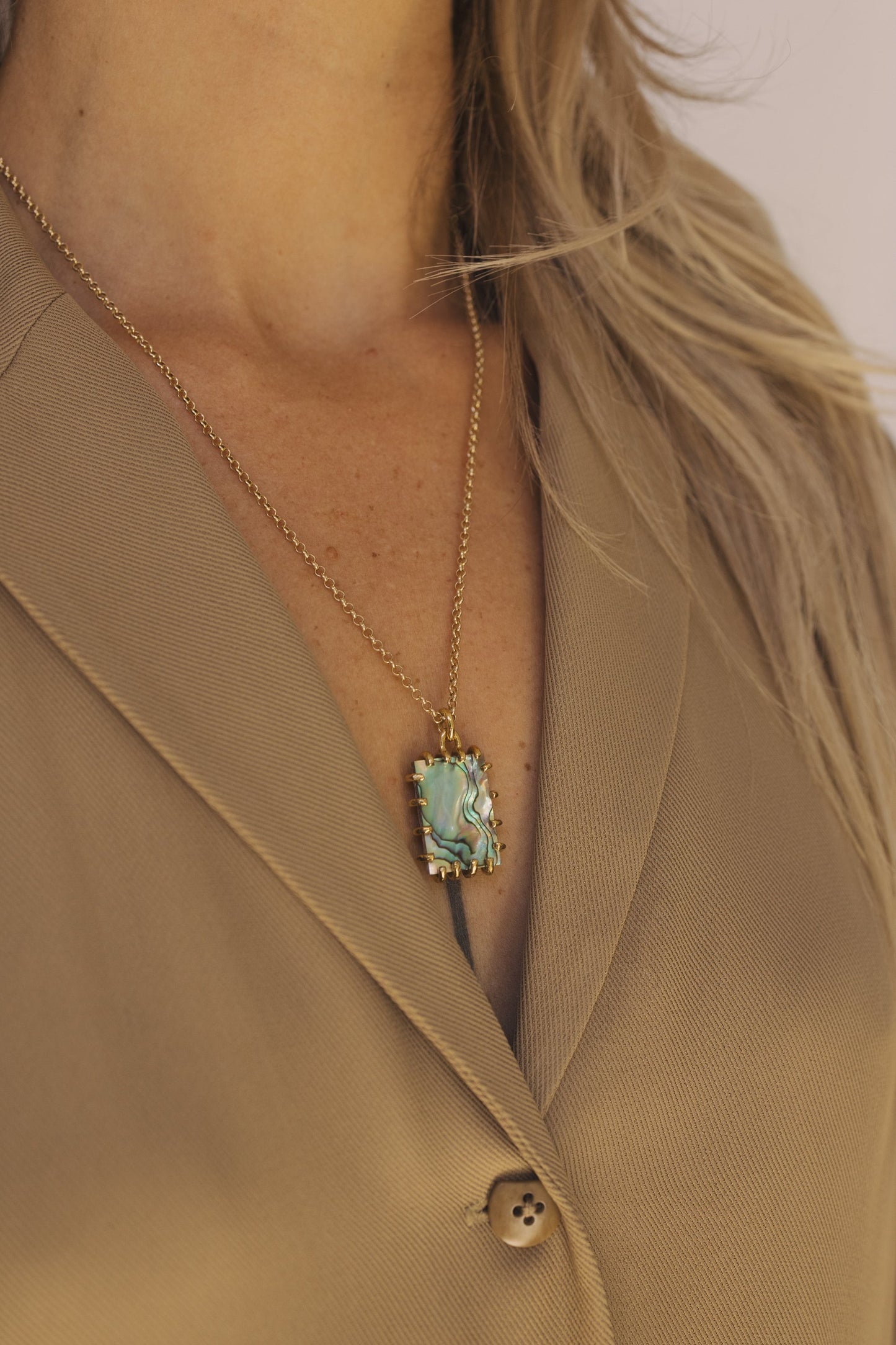 Phoebe Necklace - Abalone