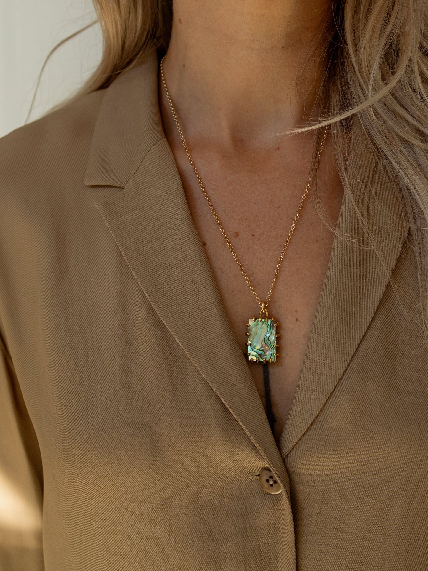 Phoebe Necklace - Abalone