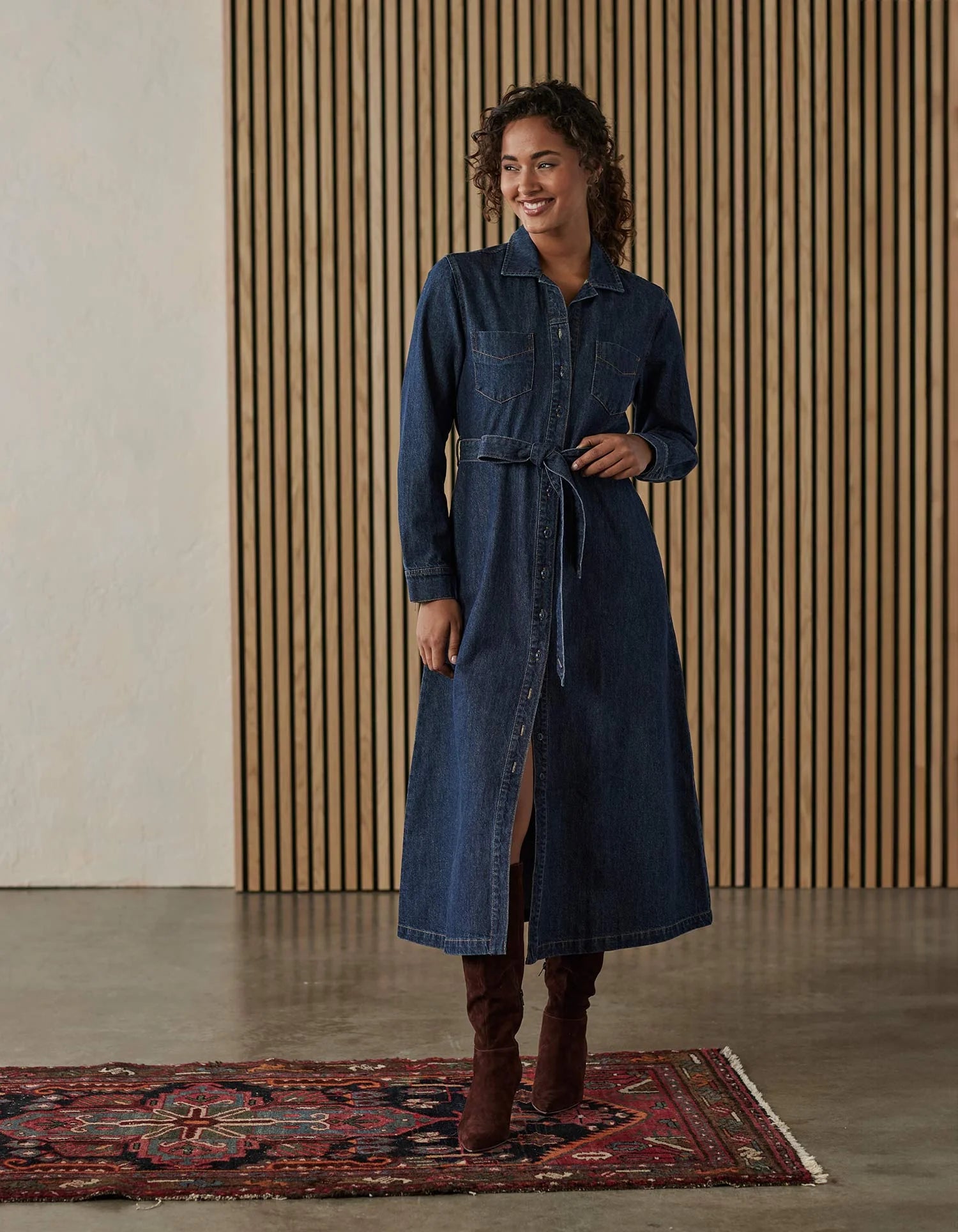 Denim Shirtdress