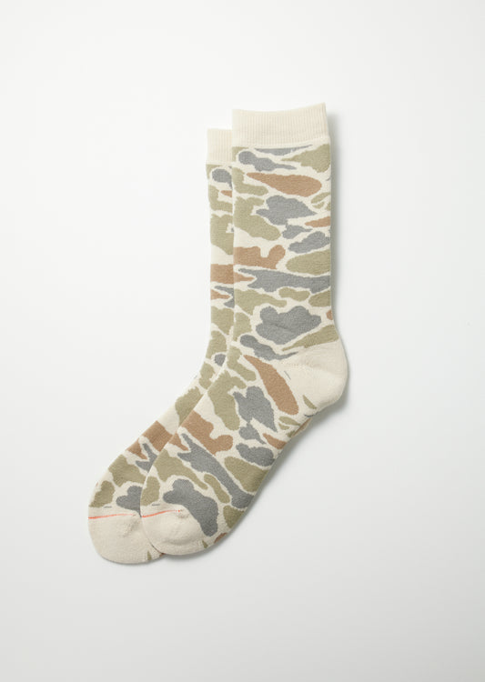 Pile Camo Crew Socks / Pastel