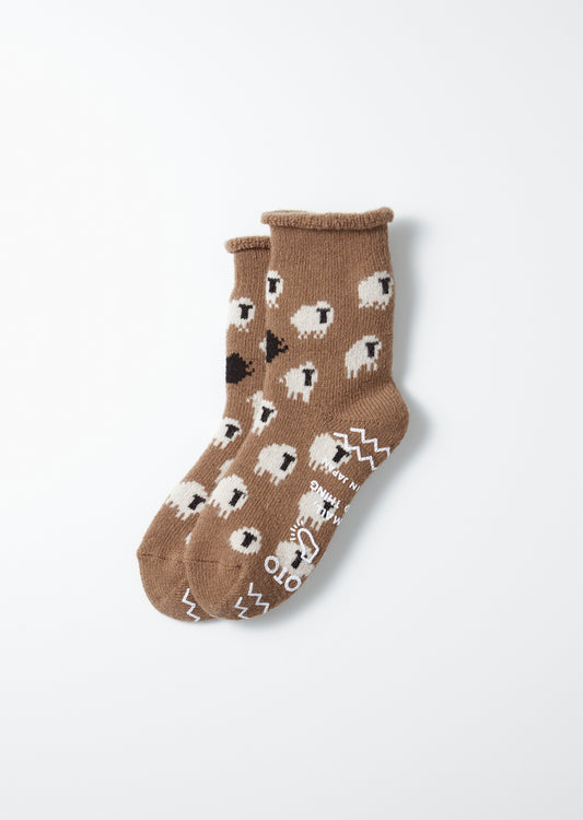 Pile Room Socks Sheep / Brown