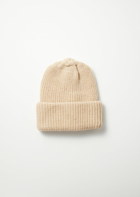 Cozy Chunky Beanie / Raw Beige